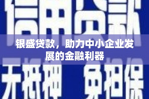 察右中旗银盛贷款，助力中小企业发展的金融利器