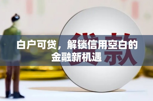 察右中旗白户可贷，解锁信用空白的金融新机遇