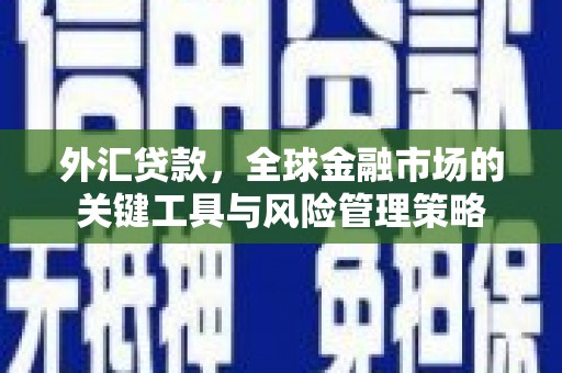 察右中旗外汇贷款，全球金融市场的关键工具与风险管理策略